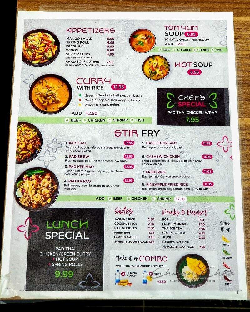 Bangkok 360 - Toronto, ON menu_pic