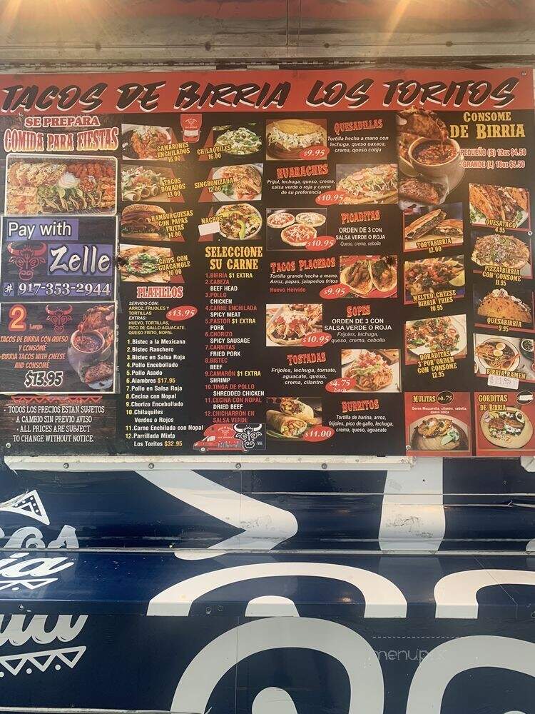 Tacos De Birria Los Toritos - Brooklyn, NY menu_pic