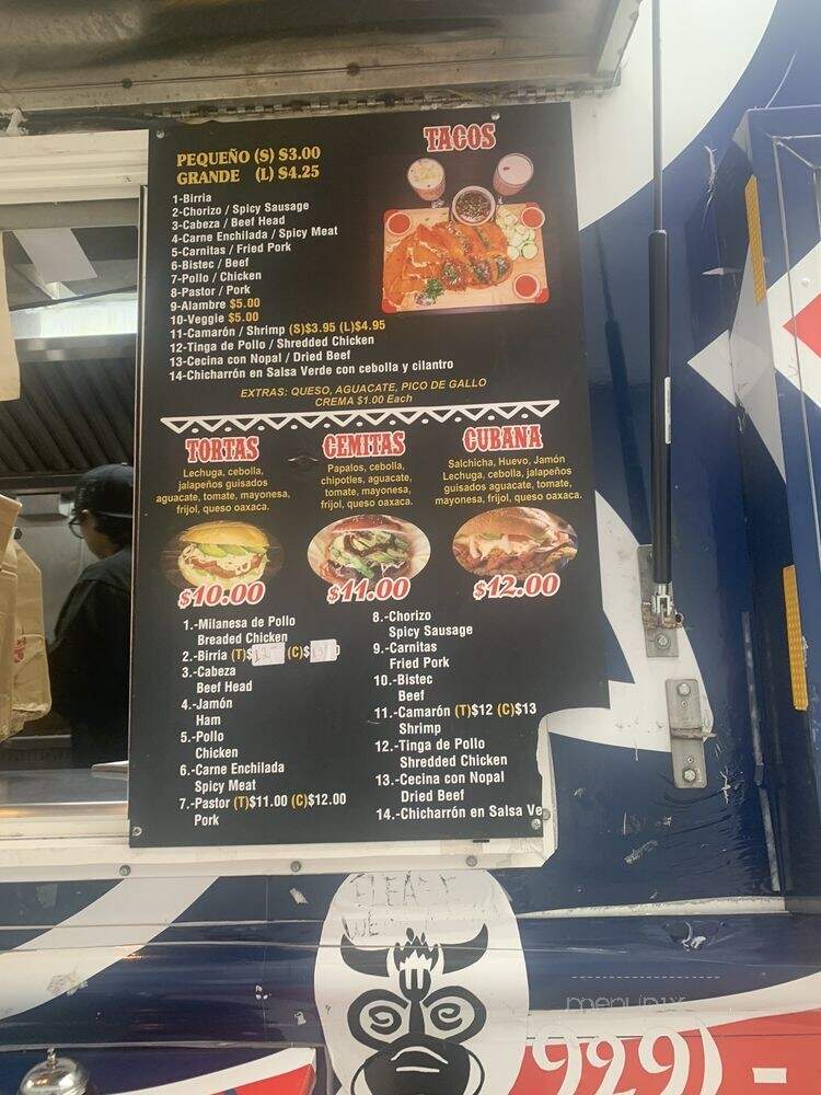 Tacos De Birria Los Toritos - Brooklyn, NY menu_pic