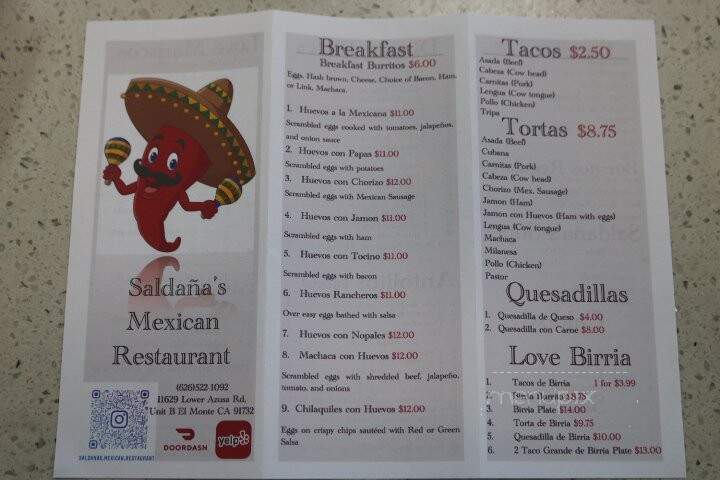 Saldana's Mexican Restaurant - El Monte, CA