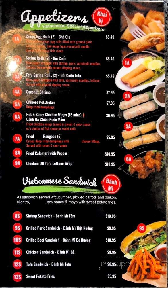Vietopia Bistro - Draper, UT menu_pic