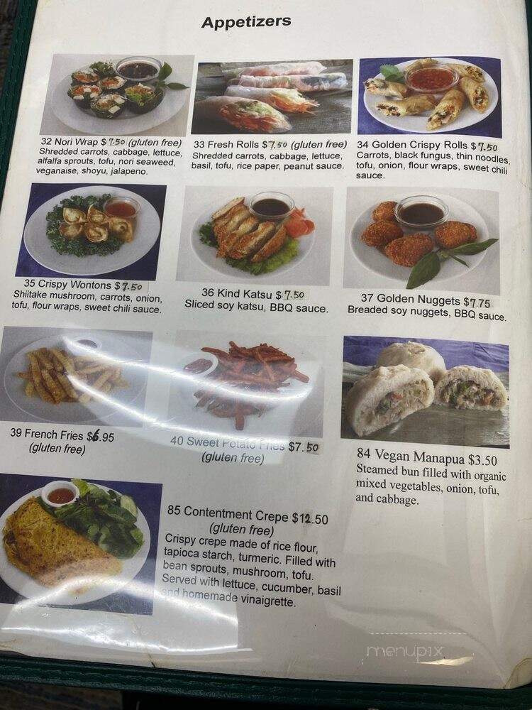 Loving Hut - Honolulu, HI menu_pic