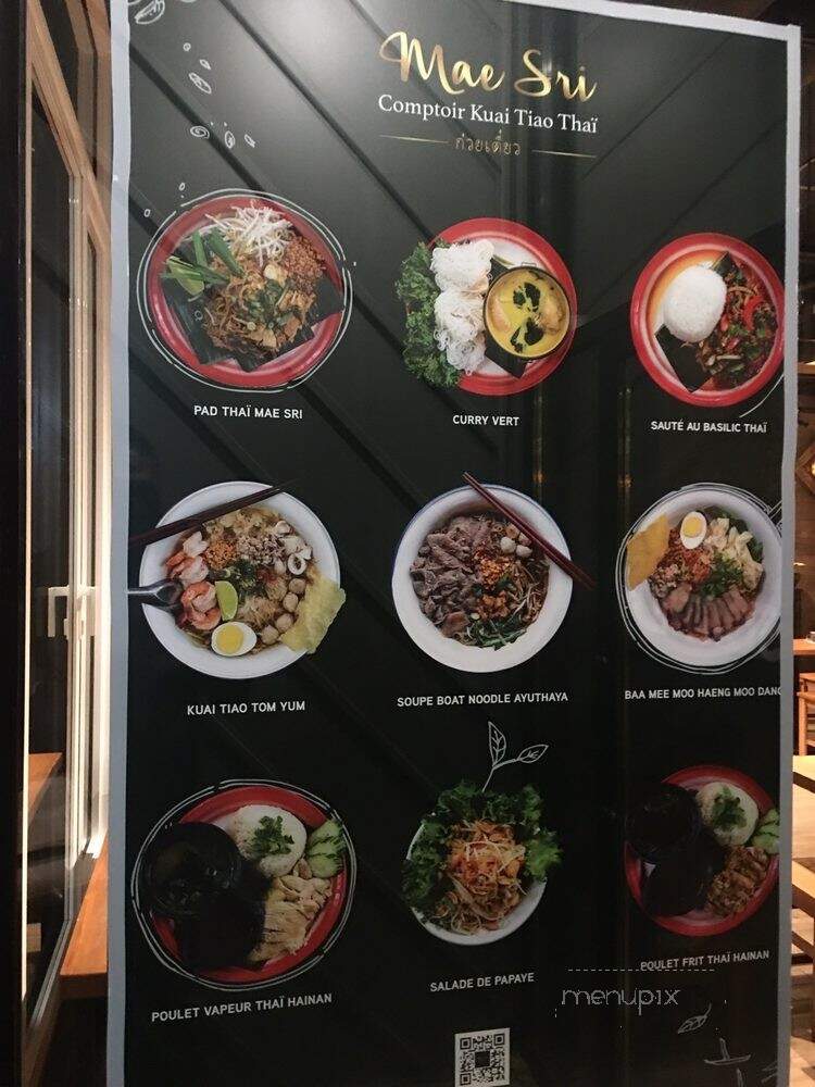 Mae Sri - Montreal, QC menu_pic