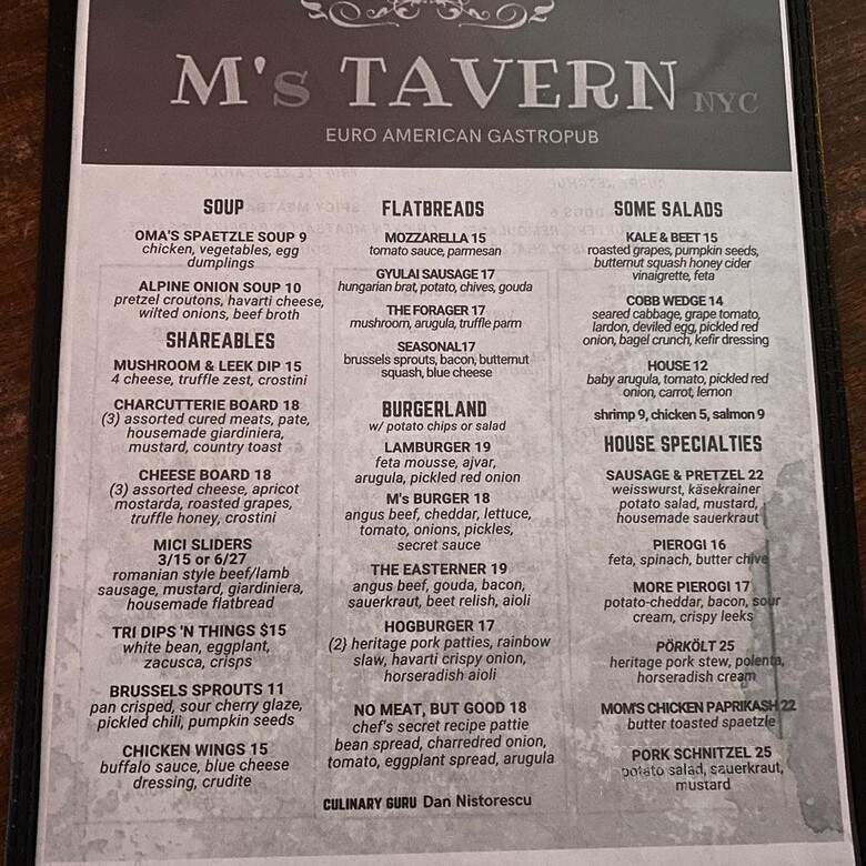 M's Tavern NYC - New York, NY