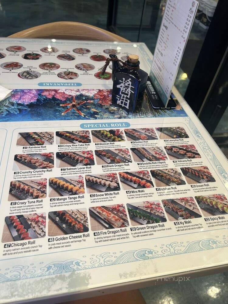 Mira Sushi - Chicago, IL menu_pic