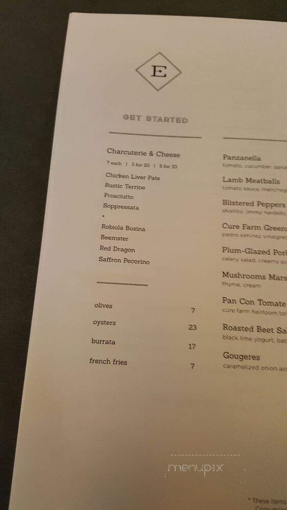 Point Easy - Denver, CO menu_pic