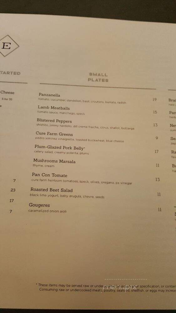 Point Easy - Denver, CO menu_pic