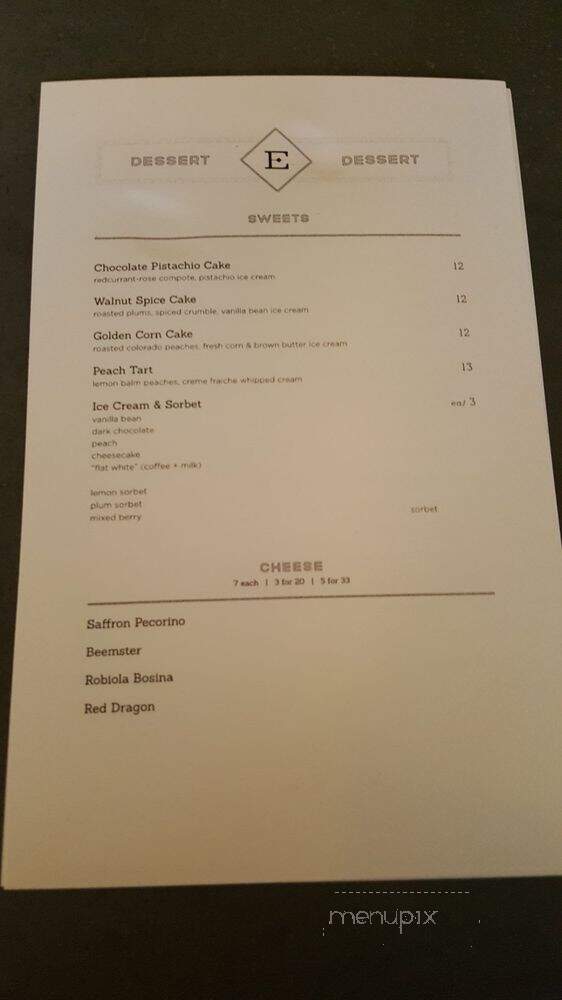 Point Easy - Denver, CO menu_pic