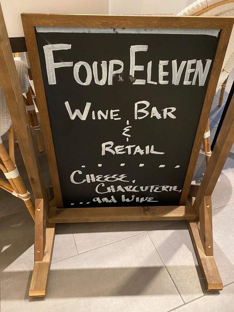 Four Eleven Wine Shop & Bar - Seattle, WA menu_pic