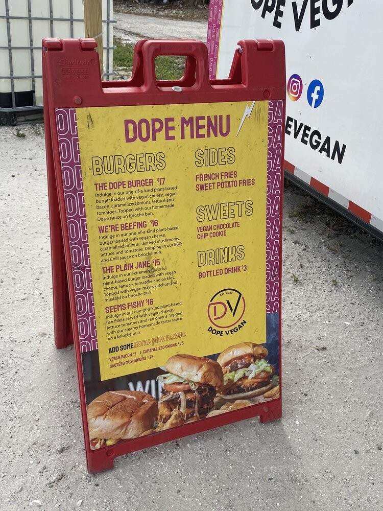 Dope Vegan - West Palm Beach, FL menu_pic