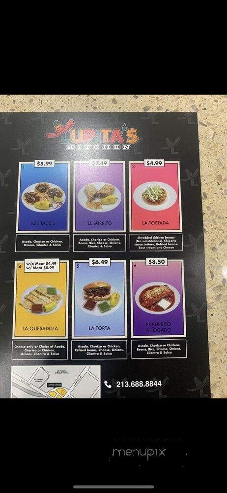 Lupitas Kitchen - Los Angeles, CA menu_pic