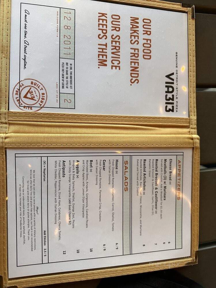Via 313 Pizza - Riverton, UT menu_pic