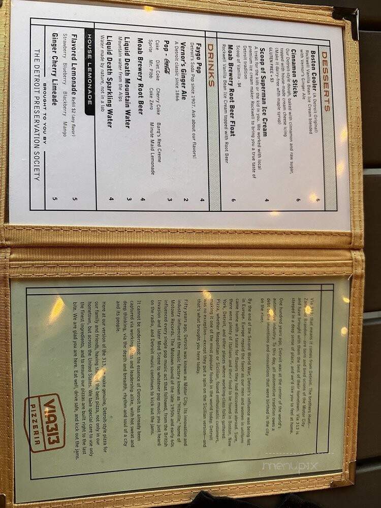 Via 313 Pizza - Riverton, UT menu_pic