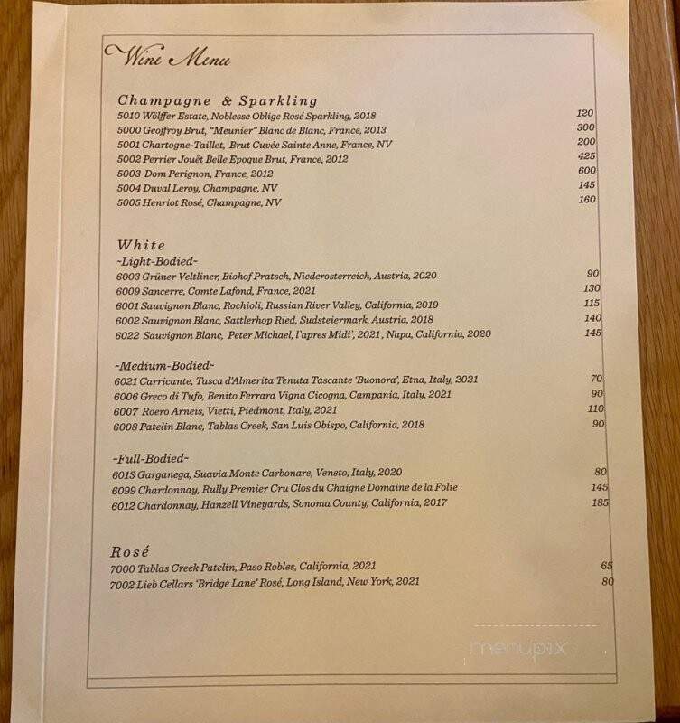 Good Ground Tavern - Hampton Bays, NY menu_pic
