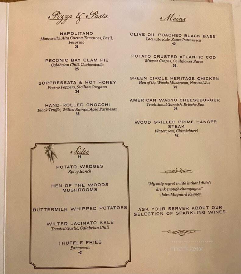 Good Ground Tavern - Hampton Bays, NY menu_pic