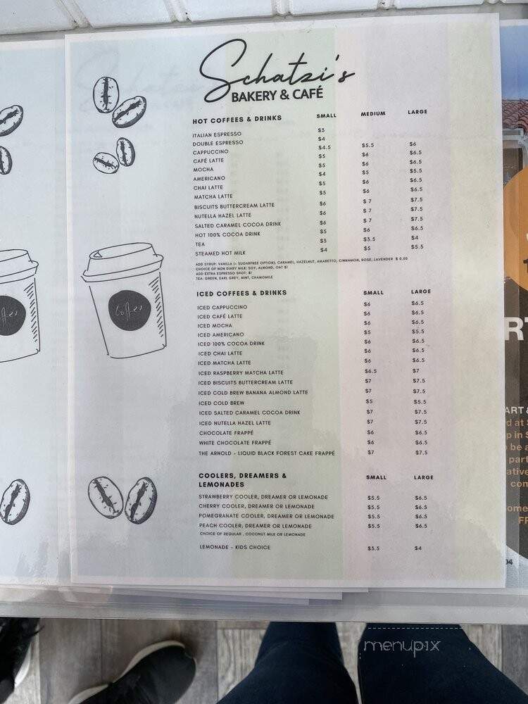Schatzi's Bakery & Cafe - Sherman Oaks, CA menu_pic