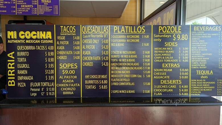 Mi Cocina - Buffalo Grove, IL menu_pic