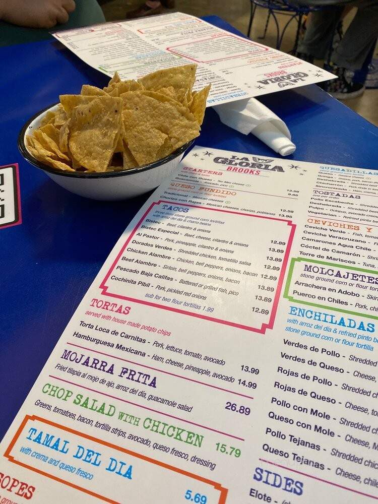 La Gloria - San Antonio, TX menu_pic