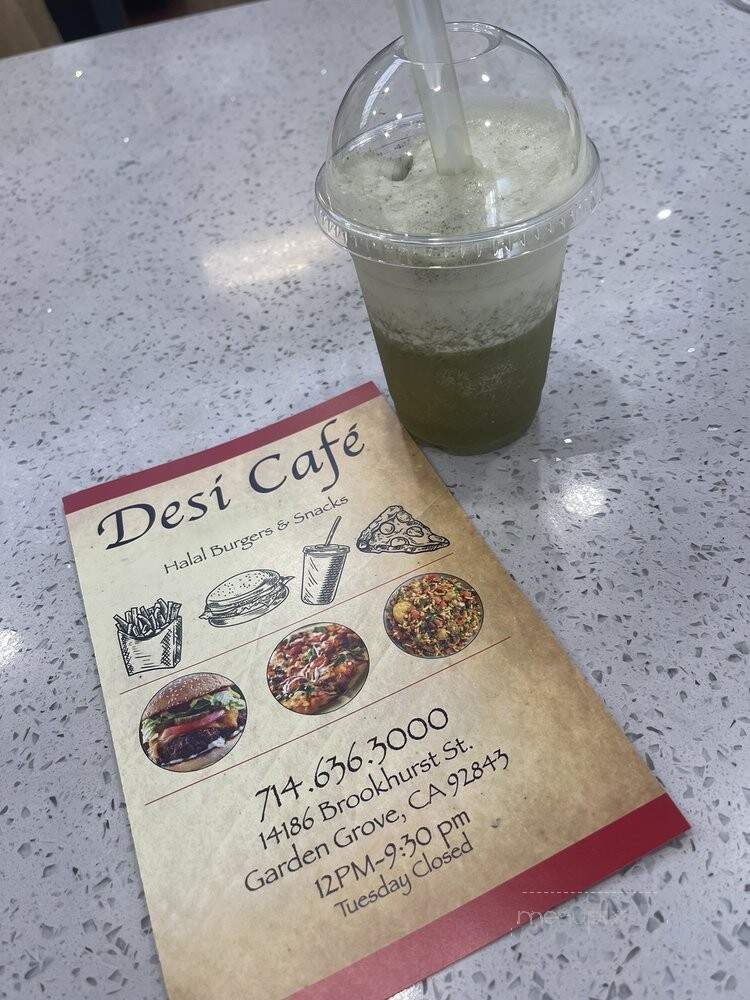 Desi Cafe Halal Burgers and Snacks - Garden Grove, CA