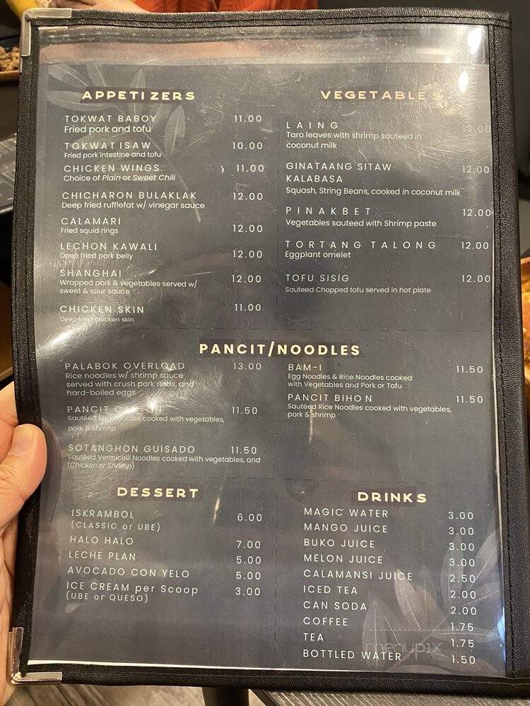 Kalye Bistro - Queens, NY menu_pic