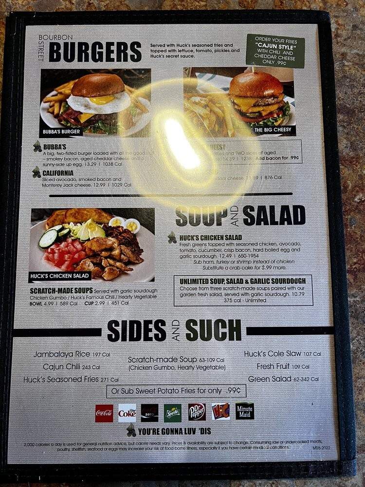 Huckleberry's: Breakfast & Lunch - Tracy, CA menu_pic