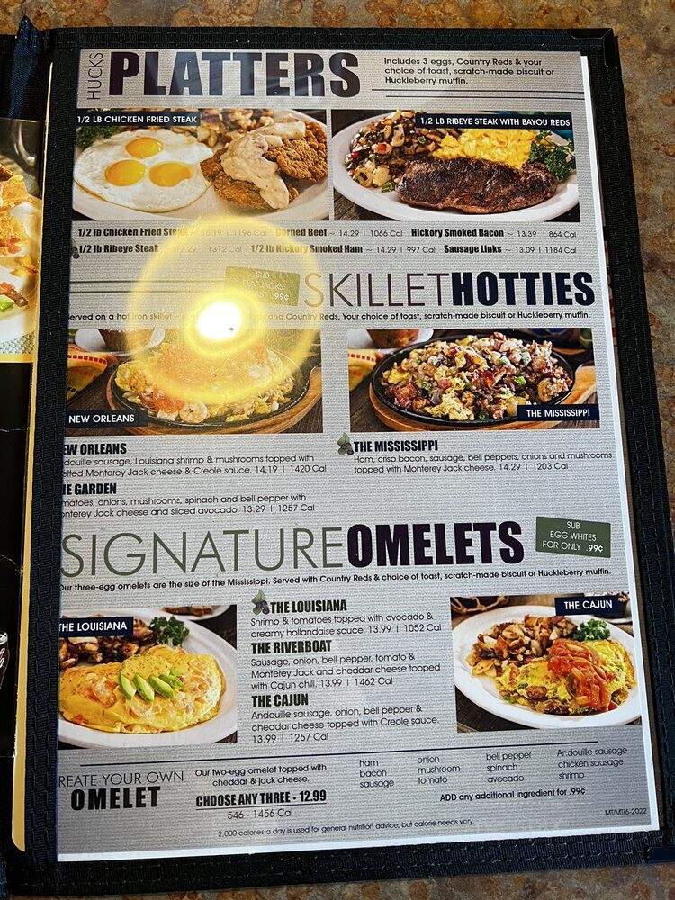 Huckleberry's: Breakfast & Lunch - Tracy, CA menu_pic