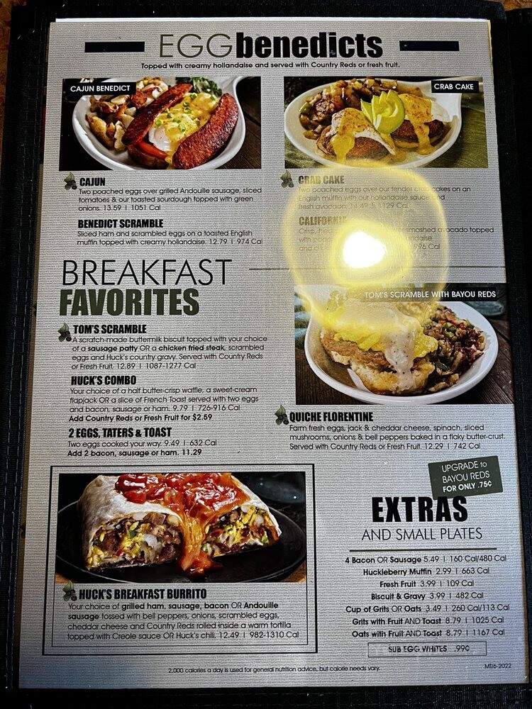 Huckleberry's: Breakfast & Lunch - Tracy, CA menu_pic