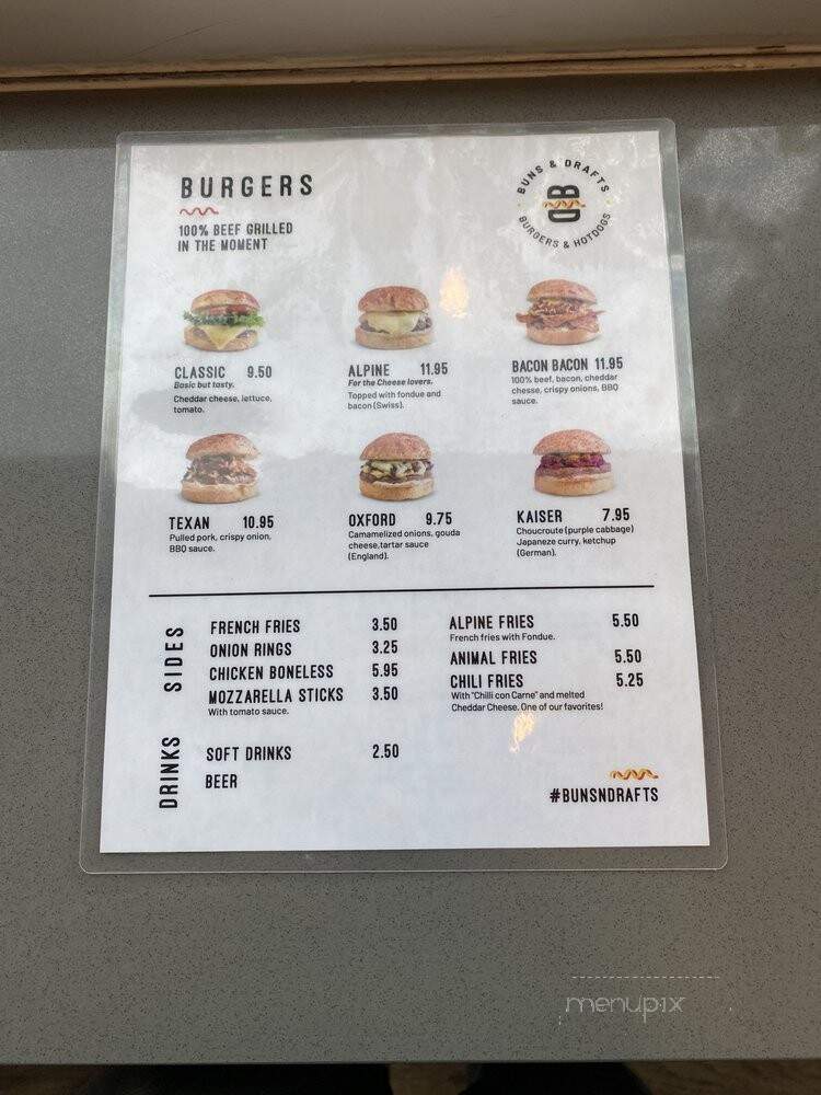 Buns & Drafts - Houston, TX menu_pic