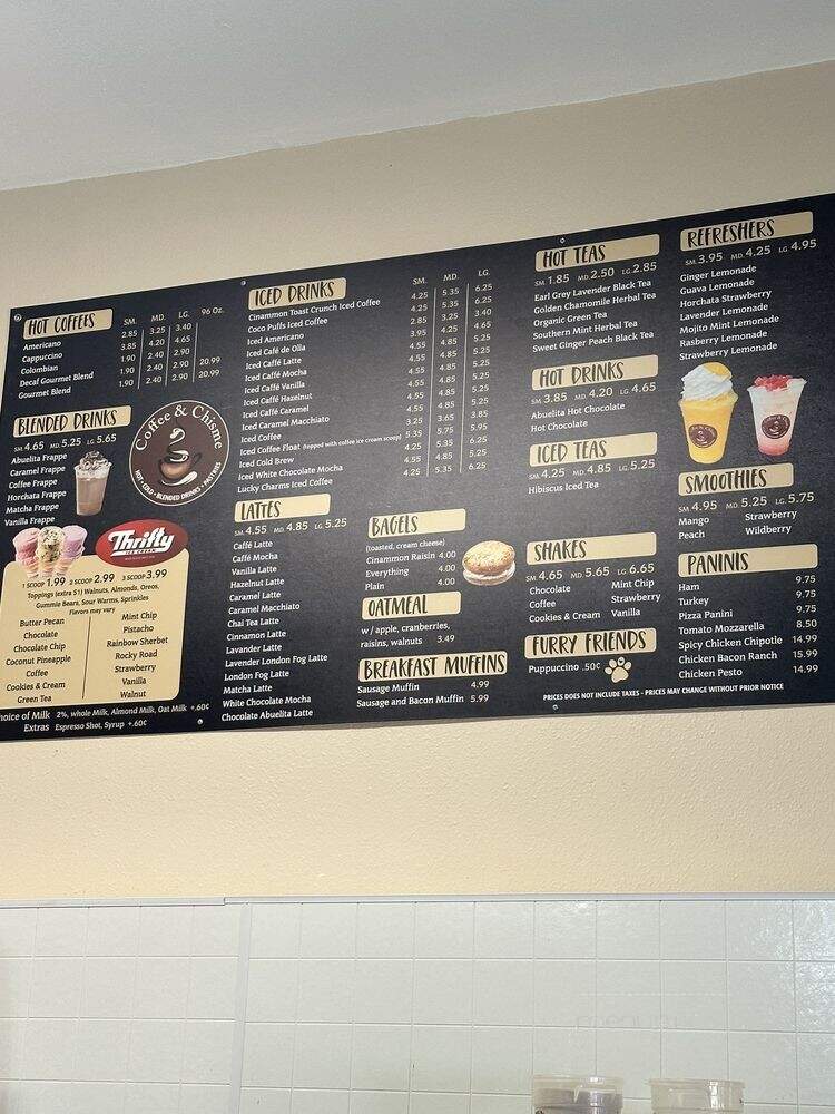 Coffee and Chisme - South Gate, CA menu_pic