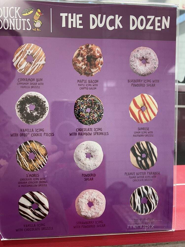 Duck Donuts - West Springfield, VA menu_pic