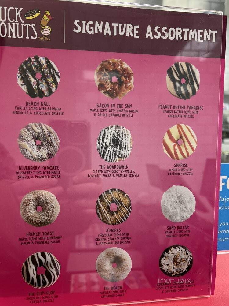 Duck Donuts - West Springfield, VA menu_pic