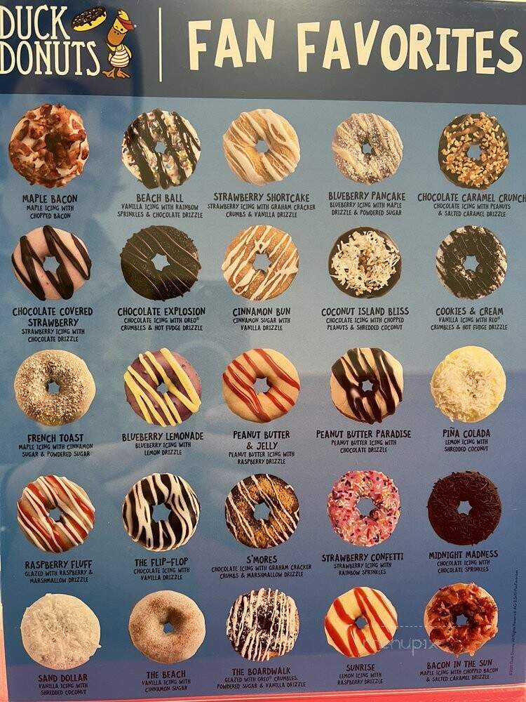 Duck Donuts - West Springfield, VA menu_pic