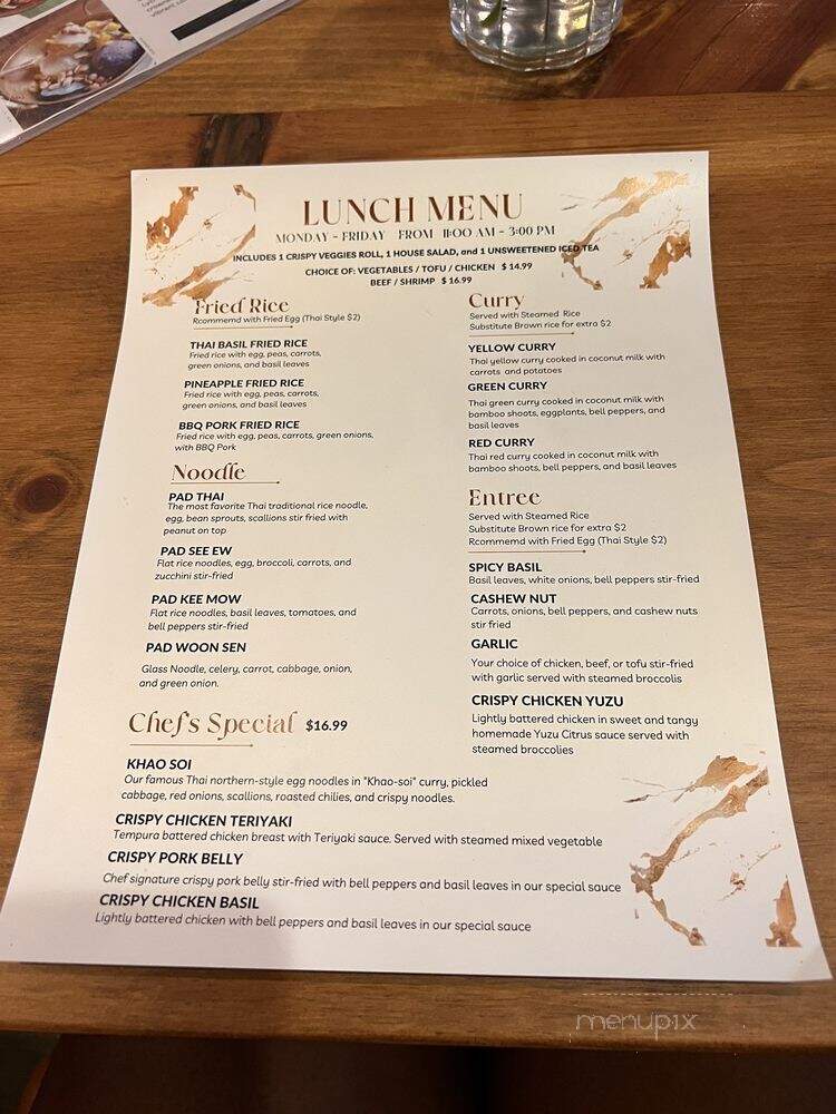 Sakhuu Thai Legacy - Plano, TX menu_pic
