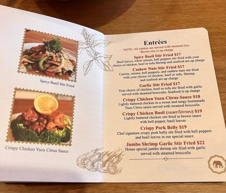 Sakhuu Thai Legacy - Plano, TX menu_pic