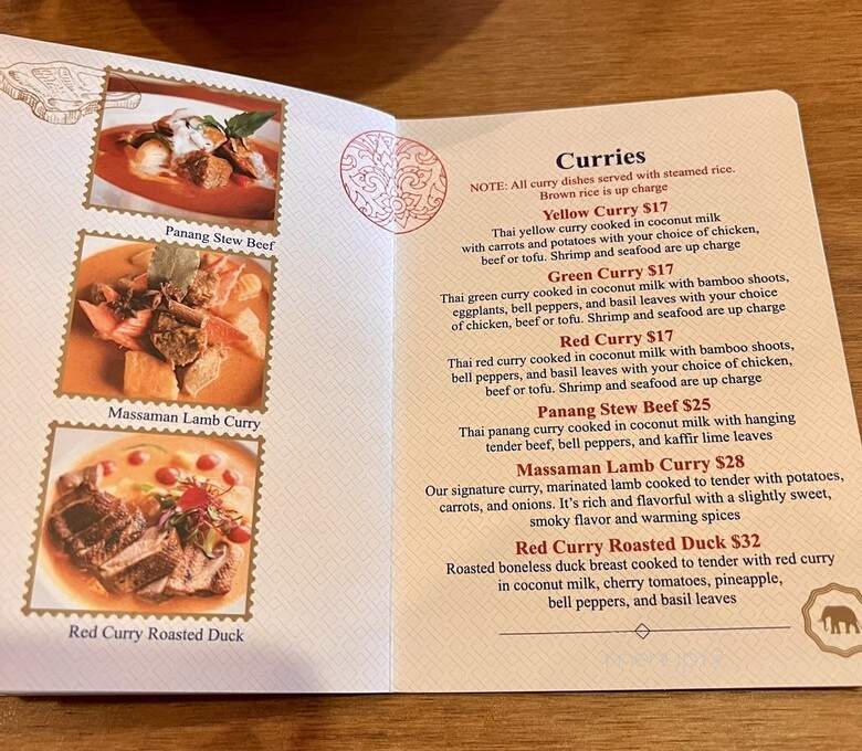 Sakhuu Thai Legacy - Plano, TX menu_pic