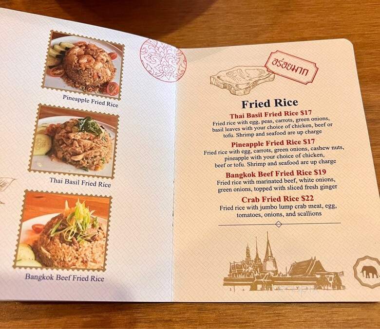 Sakhuu Thai Legacy - Plano, TX menu_pic