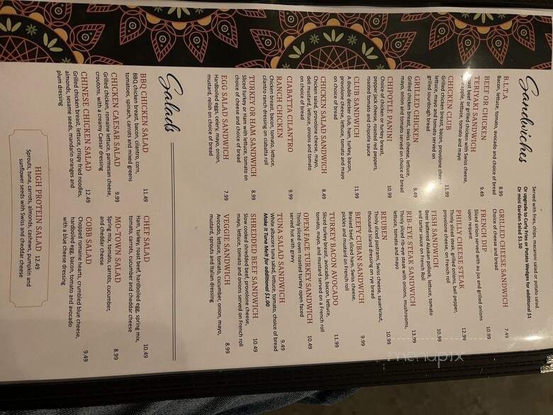 A1 Cuisine - Ojai, CA menu_pic