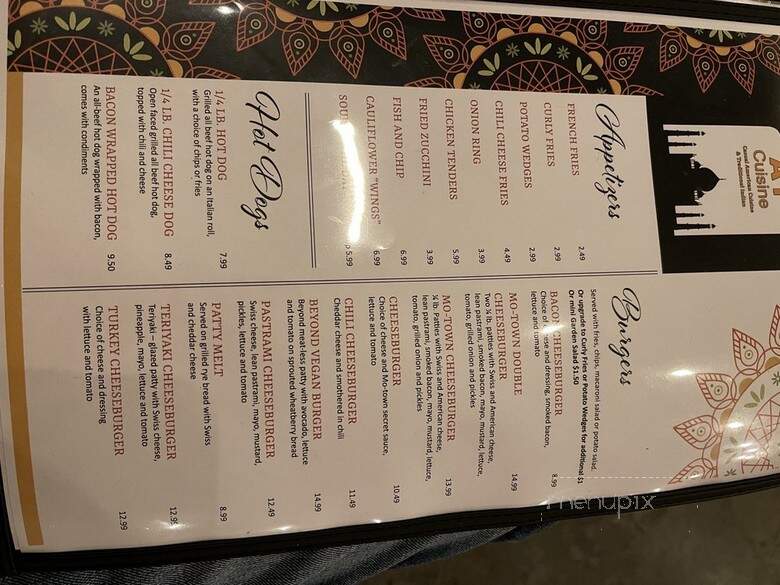 A1 Cuisine - Ojai, CA menu_pic