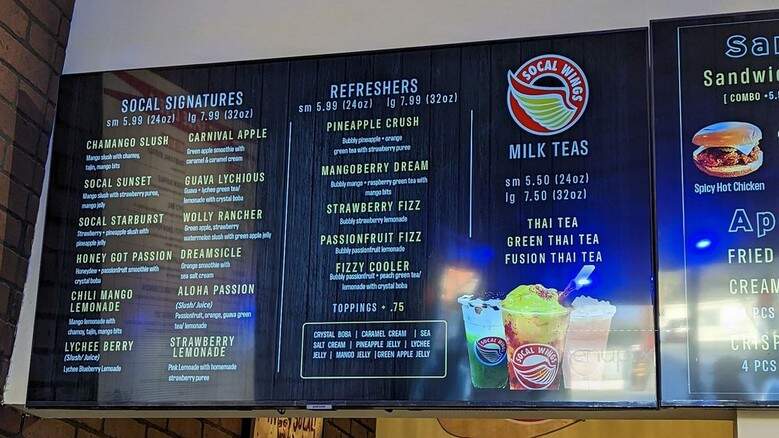 SoCal Wings - Orange, CA menu_pic