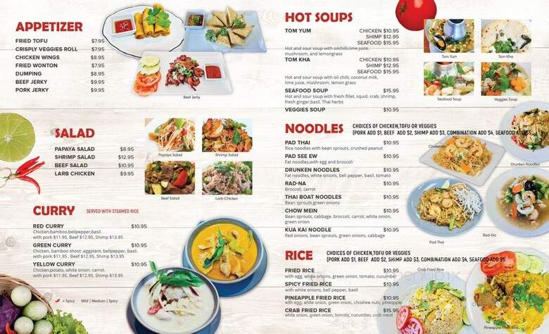 Thotsakanh Thai Food - Anaheim, CA menu_pic