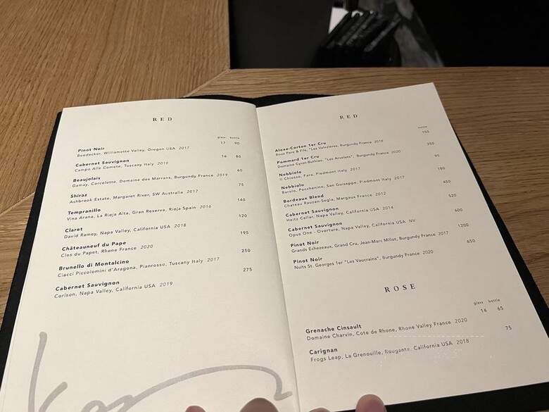Kono - New York, NY menu_pic