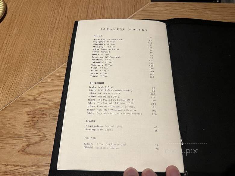 Kono - New York, NY menu_pic