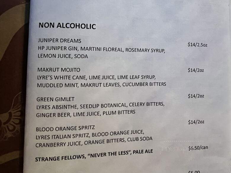 Nightshade - Vancouver, BC menu_pic