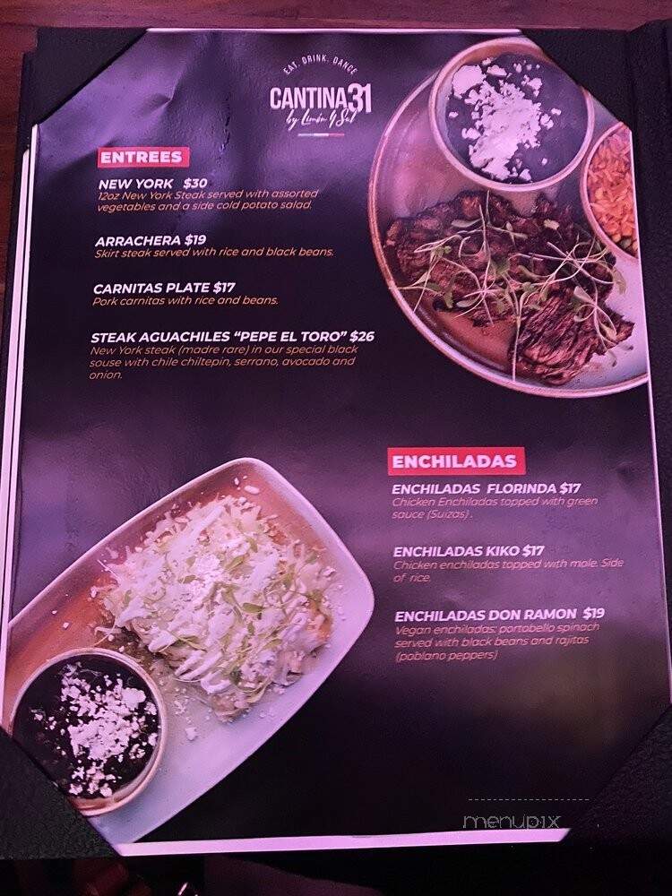 Cantina 31 by Limon y Sal - Ventura, CA menu_pic