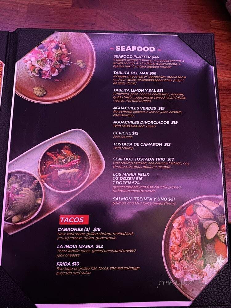 Cantina 31 by Limon y Sal - Ventura, CA menu_pic