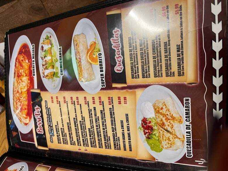 El Potrero Taqueria - Santa Rosa, CA menu_pic