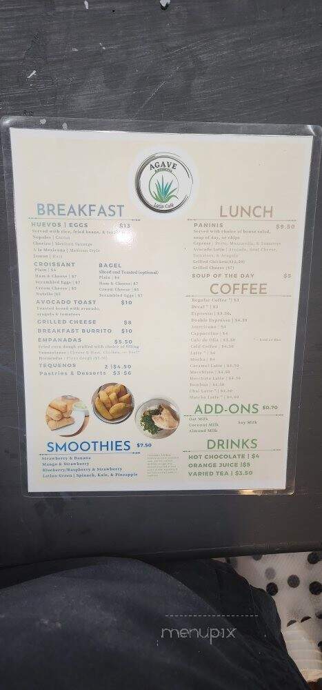 Agave Antojeria - Chicago, IL menu_pic