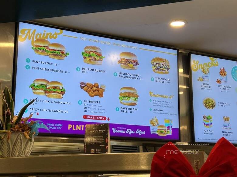 PLNT Burger - New York, NY menu_pic