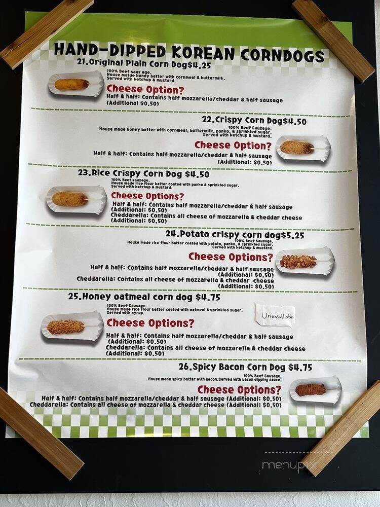 Honey Spicy - Portland, OR menu_pic