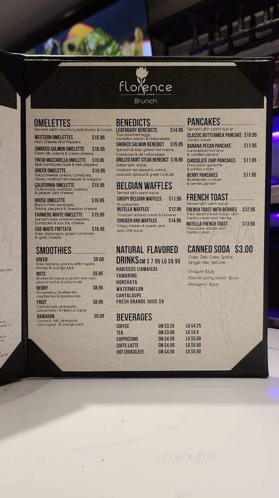Florence Prime Diner - Queens, NY menu_pic